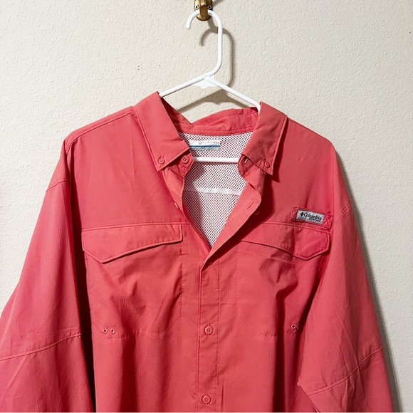 Columbia Coral Long Sleeve Button Down Fishing Shirt - Picture 2 of 5